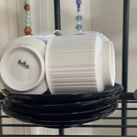 Rosenthal Tapio Wirkkala Variation Studio Linie Set | 8 Teacups + Matte Black - Picture 12 of 12